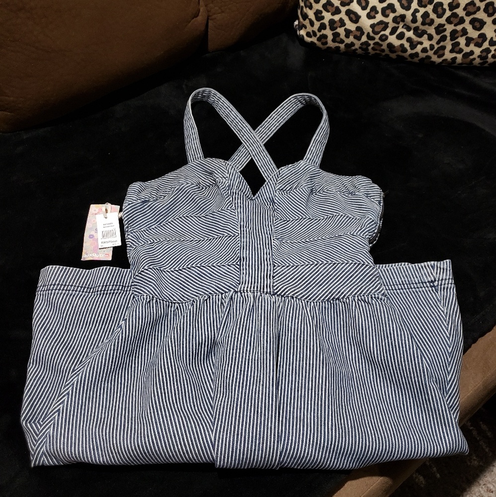 Quiksilver denim dress NWT!